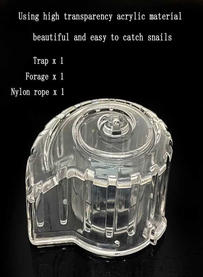 HIERYAN Snail Tool Aquarium Snail Trap Snail Box with Fishing Line for Aquarium Fish Tank, Capture Small Snails, Baby Snails - Image 2